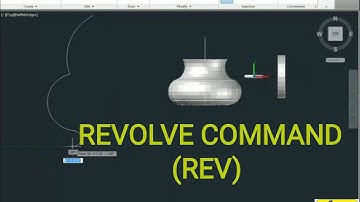 Revolve Command in Autocad 3D | #Revolvecommand in Urdu/hindi | #AUTOCAD