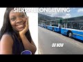 Sierra leone gets 50 new buses  local market shopping