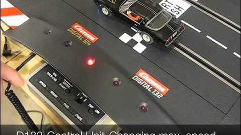 Carrera D132-Control Unit-Programming Speed