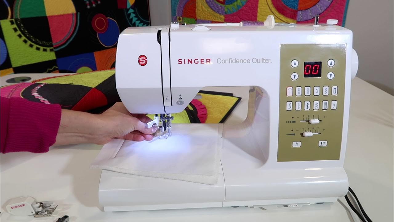 Singer Confidence Quilter 7469Q 34 How to Free Motion Quilt YouTube