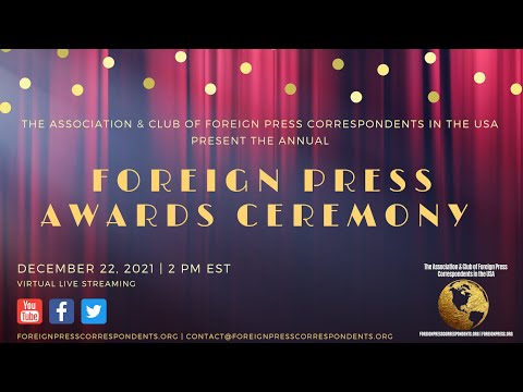 The Annual Foreign Press Awards Ceremony: December 22, 2021