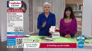 Diamond Press Walk In Faith Stamps And Die Kit