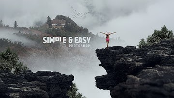How to create SIMPLE and EASY Matte Painting in Photoshop | Without Using AI Tools
