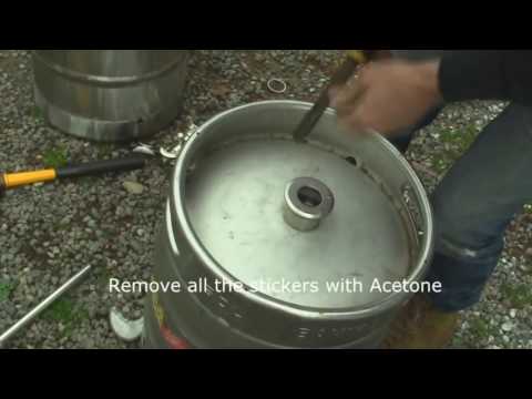 Turn used Keg into a Boiler for Moonshine Still or HOMEBREW