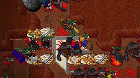 Tibia 7.6 Quest | XP Graves Speedrun - Old OTs Adventures