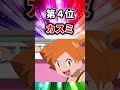 【ポケモン】おまいらが思うサトシの嫁候補挙げてけw【ランキング】【TOP7】【アニポケ】 #shorts