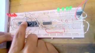 4 bit binary to gray converter using XOR