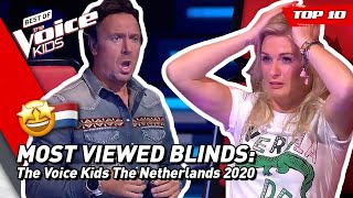 TOP 10 | MOST VIEWED Blind Auditions of 2020: The Netherlands  | The Voice Kids