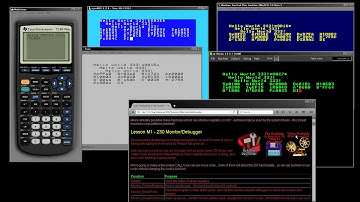 Learn Z80 Assembly - Multiplatform Lesson M1 - Making our own Debugger/Monitor Tools