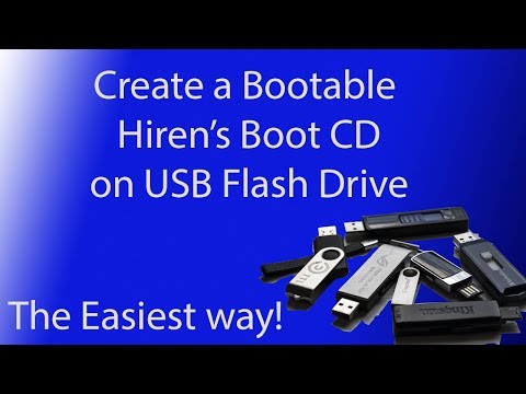Create A Bootable Hiren’s Boot CD on USB Flash Drive (2020) (Easy version)