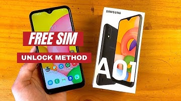 Unlock Samsung A01 Network Freedom with SIM Network Unlock Pin for Samsung A01