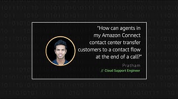 How can agents in Amazon Connect contact center transfer customers to a contact flow during a call?