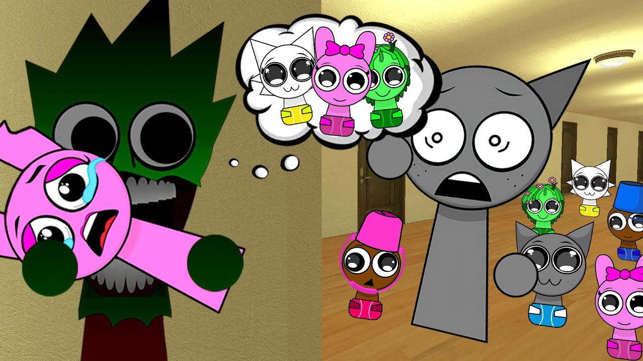 Will I be able to help Grey and Lil Sprunki with Horror Owakcx ?! | Garry's Mod