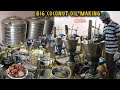 How pure coconut oil is made from giant filters english subtitles  factory explorer