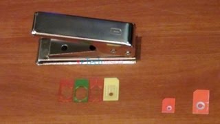 How to Cut Sim Card into Micro Sim with Sim cutter tool