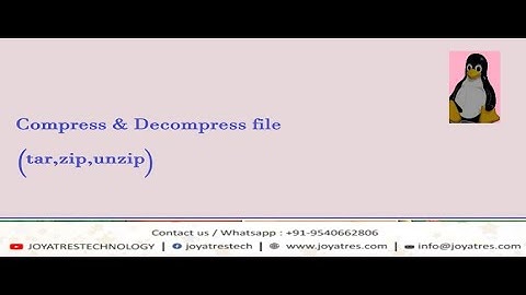 Shell Script Training | Compressing and Archiving Files in Linux | What is tar Gzip ?How can use it?