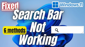 How to Fix Search Bar Not Working in Windows 11 | 100% Working Solutions!