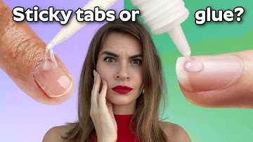 I tried PRESS ON Nails with Glue vs Sticky Tabs for 21 DAYS