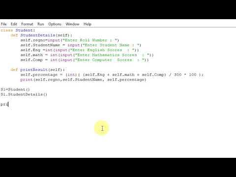 program to get student details as input - YouTube