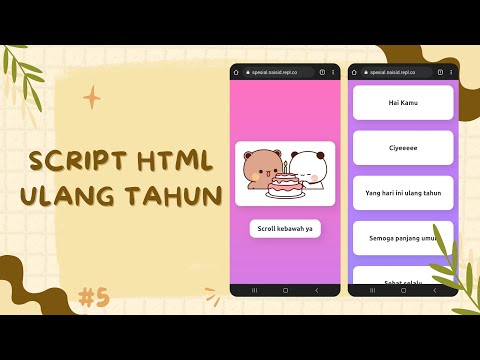 Script HTML Selamat Ulang Tahun - Replit Ucapan Ultah Terbaru