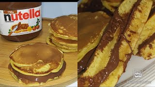 بان كيك النوتيلا??Nutella pancakes| doryaki | فطيرة دورياكي اليابانية