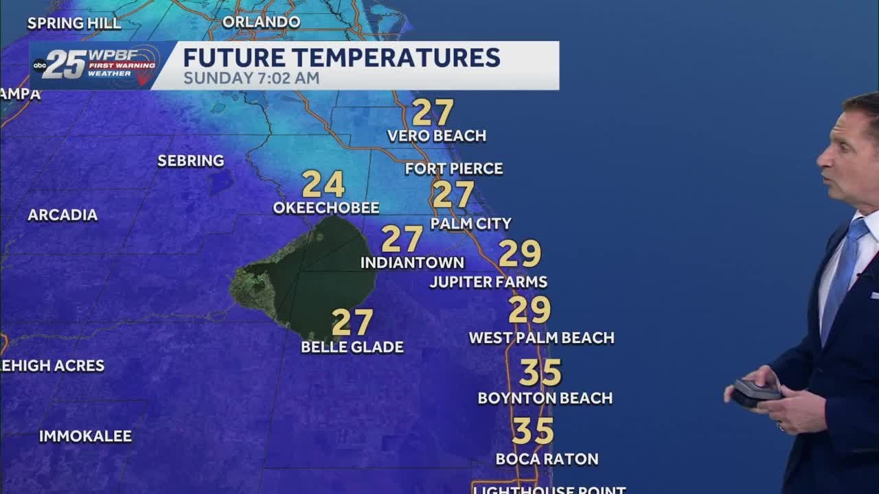 From cold... to extreme cold...