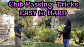 BEST Club Passing Tricks EASY to HARD | 4-Count Juggling Tricks | Juggling Performance Video