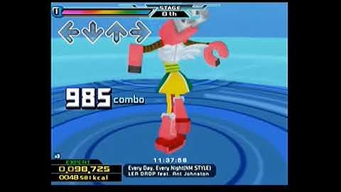 DDR SuperNOVA 2 Workout Course 1 capture card 60 fps