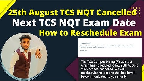 TCS Server Crashed | TCS NQT Exam Cancelled? | TCS NQT Exam Rescheduled
