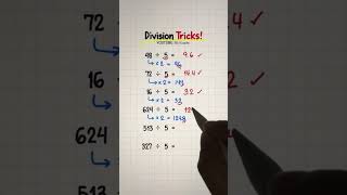 Division Tricks | Mathematics Hacks #mathtricks #mathhacks #mathematics #maths