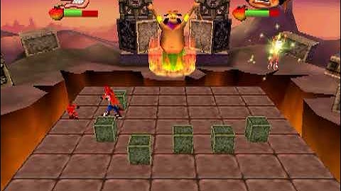 Crash Bash: papu pummel (boss fight) PS1
