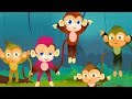 Five little monkeys | Nursery Rhymes | Kids songs | Baby Video