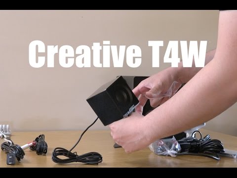 Creative T4W 2.1 Wireless Computer Speaker System Unboxing