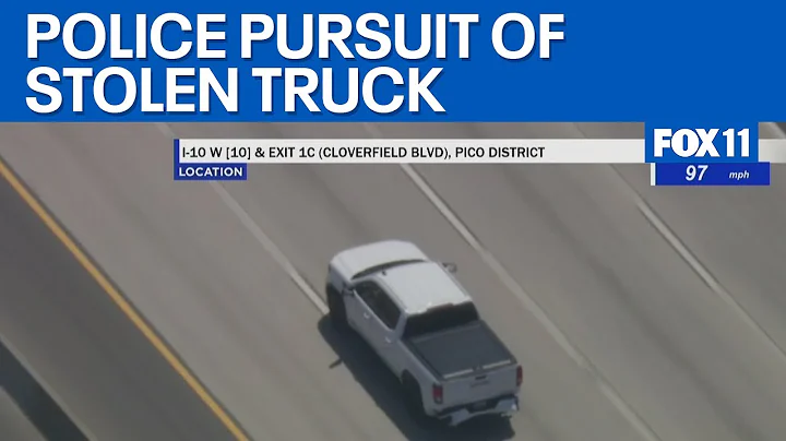 Police chase underway in LA County