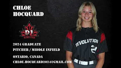 Chloe Hocquard - Class of 2024 - Pitcher / Middle ...