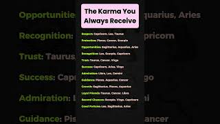 The Karma Your Zodiac Sign Always Receives 😳✨ (You Can't Escape This Fate) #zodiacsigns #astrology
