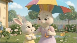 🌧️🐰 Bunny’s Rainy Adventure! ☔💗