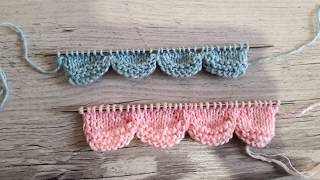 Кайма спицами. Как оформить край изделия. Easy Designer Border Кайма спицами. Как оформить край изделия. Easy Designer Border
