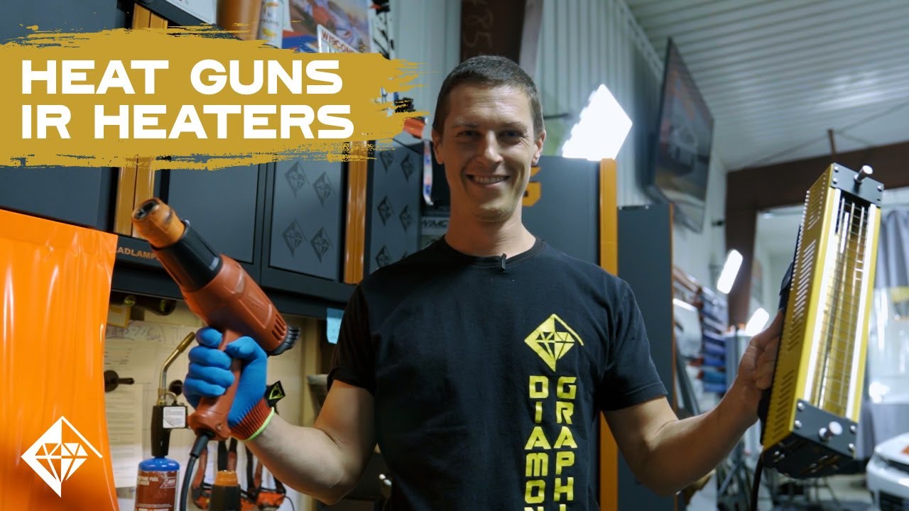 Everything you need to know about heat guns & IR heaters for vinyl - Diamond Graphics Shorts