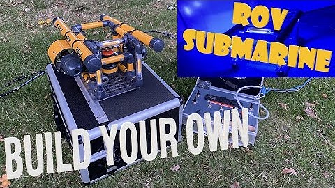 Build your own ROV Submarine Seaperch - portable DIY