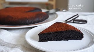 [材料3つ] フライパンで簡単！オレオケーキ作り方 No oven Oreo cake 오레오 케이크