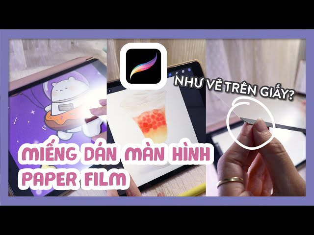 [UNBOX] Miếng Dán Màn Hình Paperlike Nam Châm Tháo Lắp Dễ Dàng Cho iPad