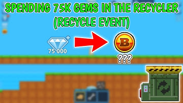 I spent 75000 gems for basic clothes and then recycle all of them | Recycle Event Pixel Worlds