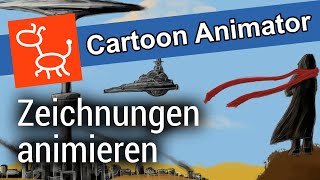Cartoon Animator 4 Tutorial - Zeichnungen animieren und als Video exportieren screenshot 1