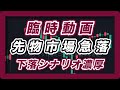 臨時動画 週明けの相場展望 日経平均&米国市場 先物市場急落 下落シナリオ濃厚 ナスダック100、S&P500、SOX指数