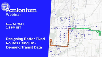 Webinar: Designing Better Fixed Routes Using On-Demand Transit Data