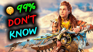 Advanced & SECRET Combat Tips You NEED To Know 🏹 Horizon Zero Dawn