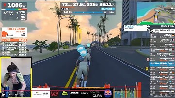 I BEAT MATHIEU VAN DER POEL IN A ZWIFT RACE