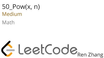 Leetcode 50 Pow(x, n)