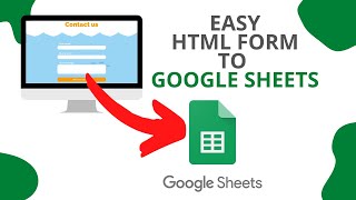 Easiest Way to link HTML Form to Google Sheets with Automated Emails | Form2Sheet